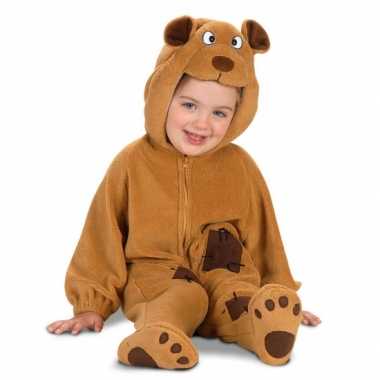 Bruin beren kostuumje baby carnaval