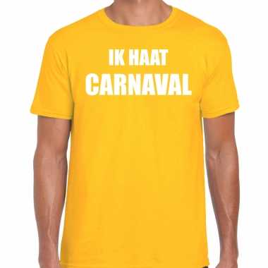 Ik haat carnaval verkleed t kostuum / kostuum geel heren