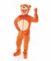 Beren kostuum lichtbruin carnaval