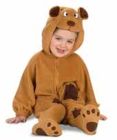 Bruin beren kostuumje baby carnaval