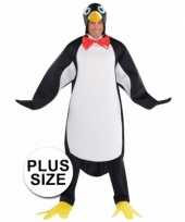 Carnavalskostuum pinguin heren xxl
