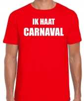 Ik haat carnaval verkleed t kostuum rood heren