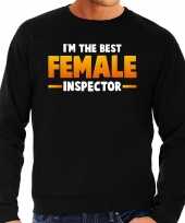 Kostuum im the best female inspector sweater zwart heren carnaval