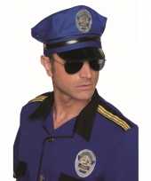 Kostuum leuk blauwe politiepetten carnaval