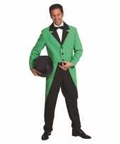 Kostuum presentator jas groen carnaval