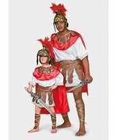 Kostuum romeinse gladiator carnaval kleding