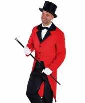 Kostuum slipjas rood bijpassende hoed maat m carnaval