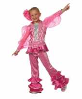 Roze disco kostuum meisjes carnaval