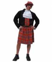 Schotse kilt kostuum carnaval