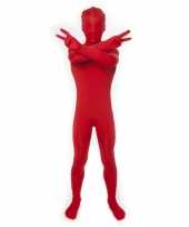 Secon skin kinder kostuum rood carnaval